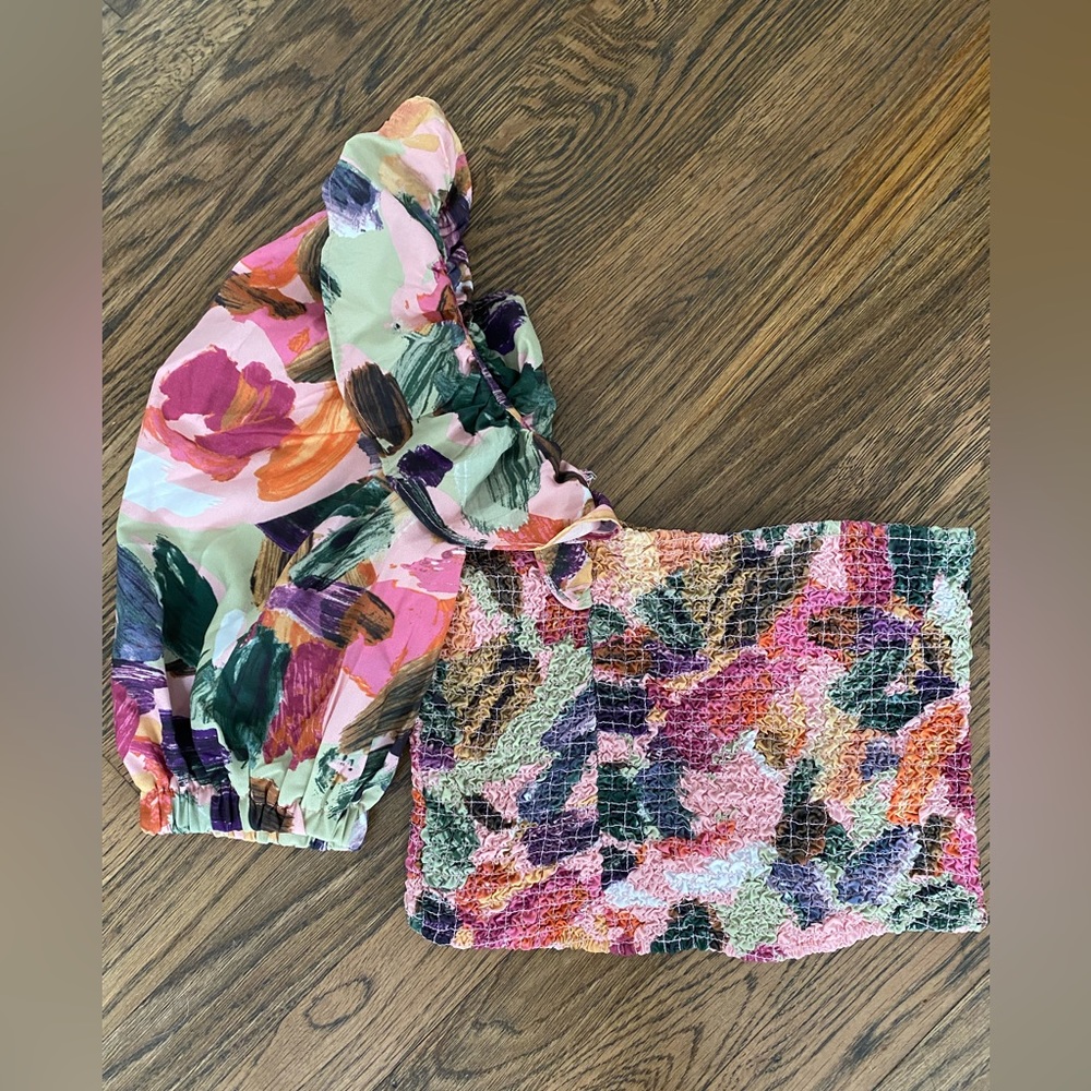 Cha Cha Party Top with Ruffle Puff Sleeve